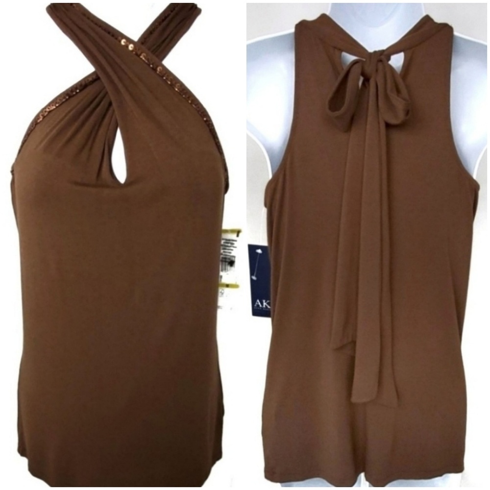 Anne Klein Halter Top NWT